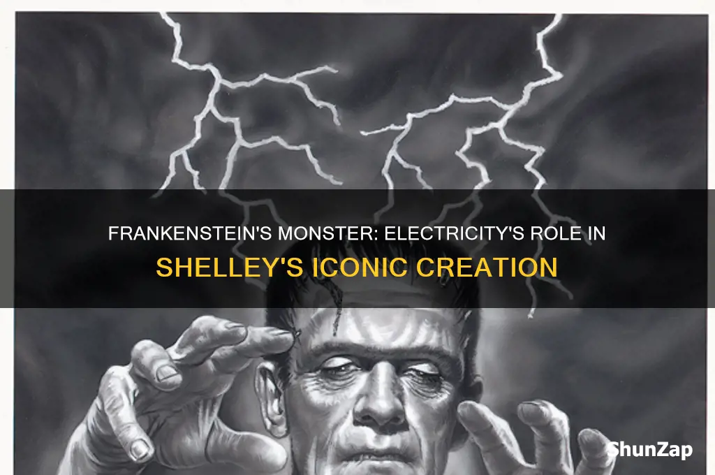 did frankenstein use electricity