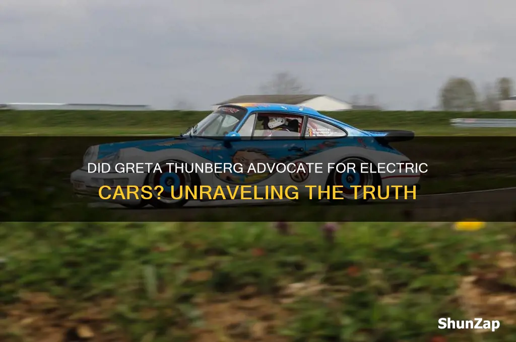 did greta demand electric cars