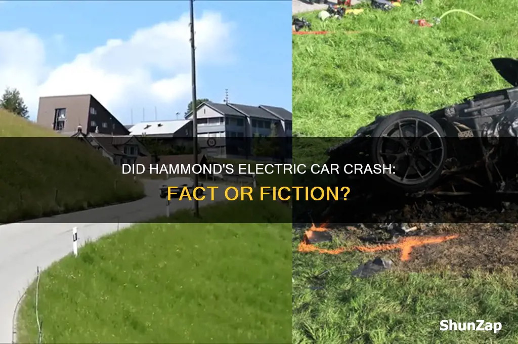did hammond really crash the electric car