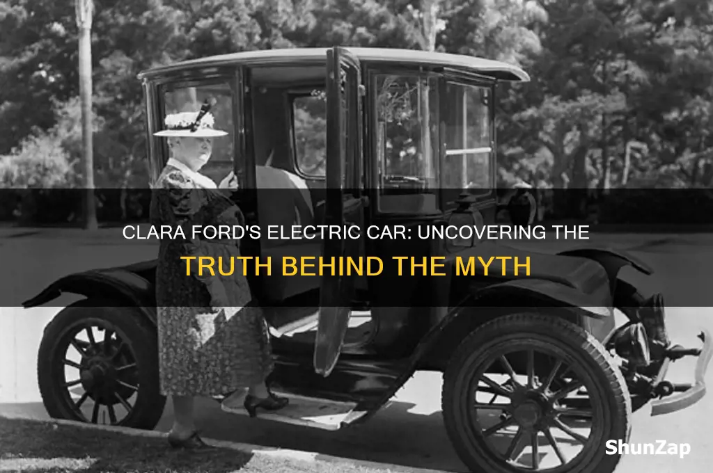 did henry fords wife have an electric car