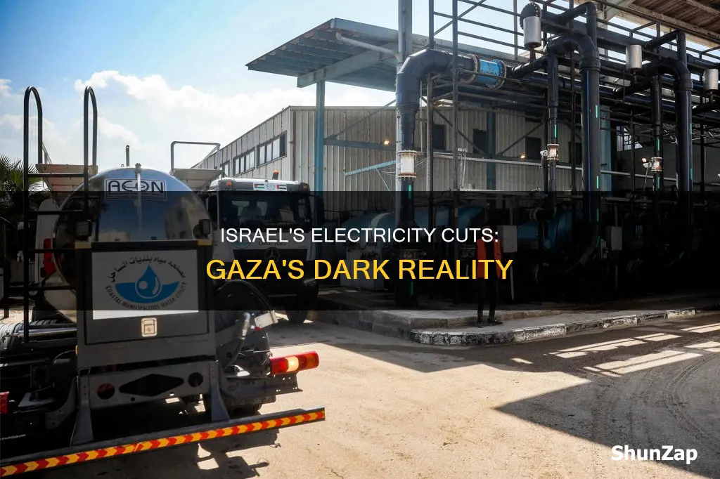 did israel cut off electricity in gaza
