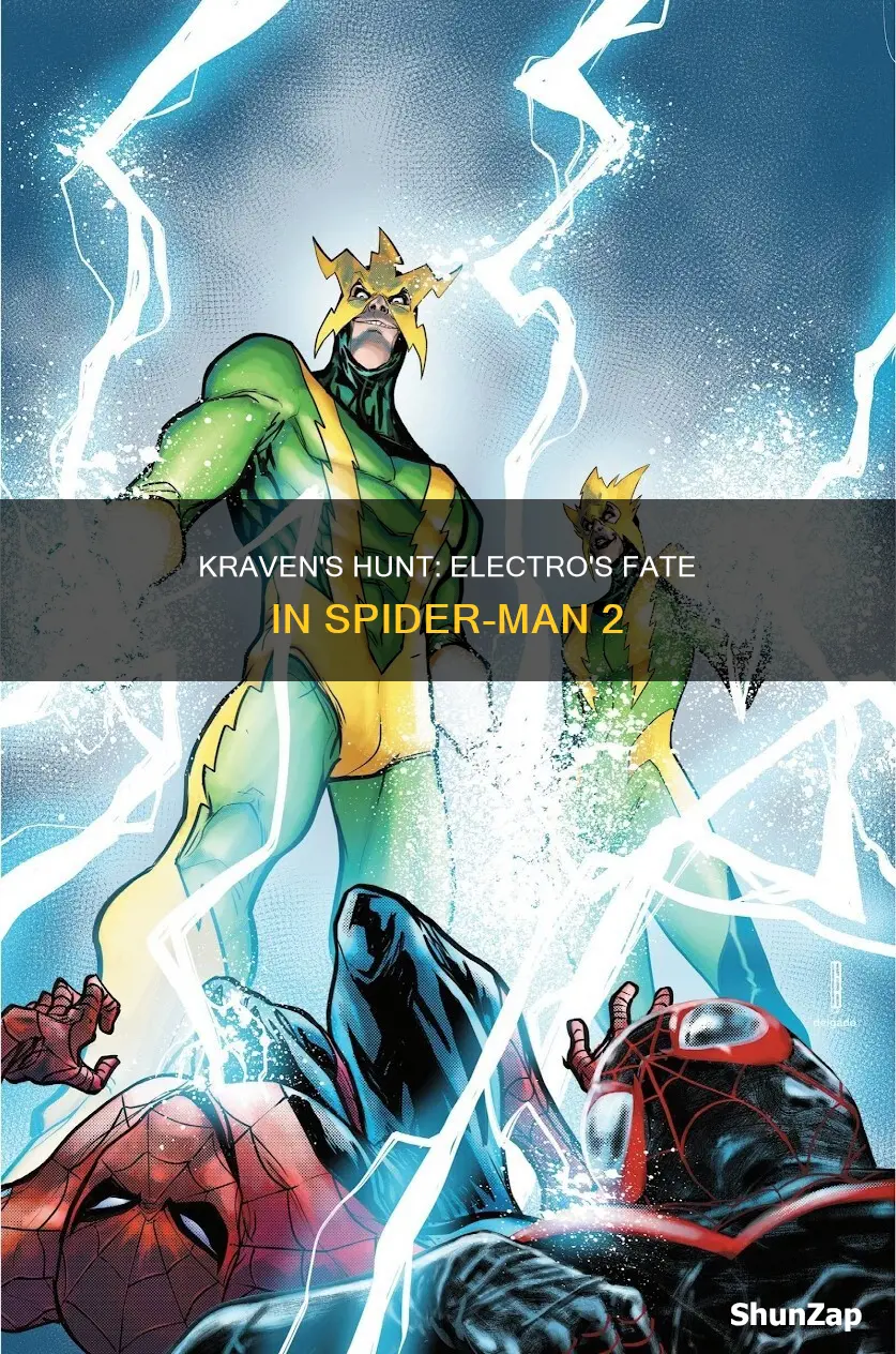 did kraven kill electro in spiderman 2