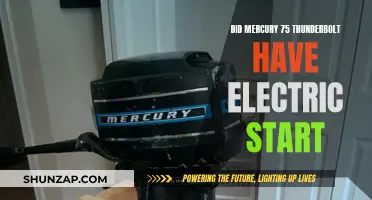 Electric Start for Mercury 75 Thunderbolt: Was it Possible?
