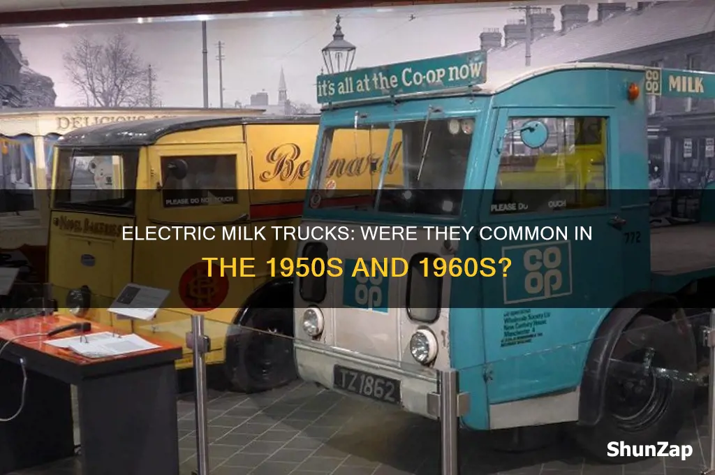 did milkman use electric cars in the 50s and 60s