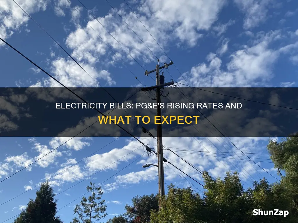 did my pg&e electric go up