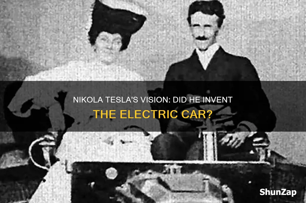 did nikola tesla create an electric car