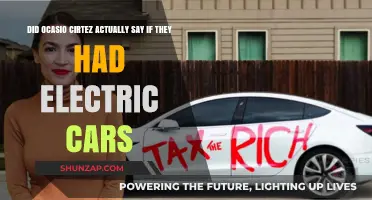 Did Ocasio-Cortez Really Claim 'If They Had Electric Cars'?
