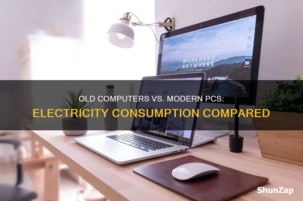 did old computers use more electricity