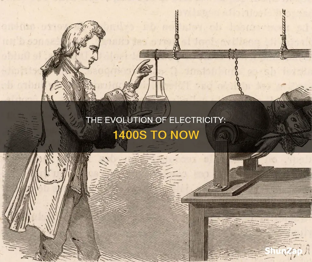 did people have electricity in the 1400s