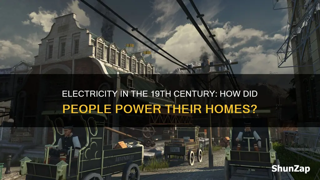 did people have electricity in the 1800s