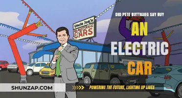 Did Pete Buttigieg Really Advise Buying an Electric Car?