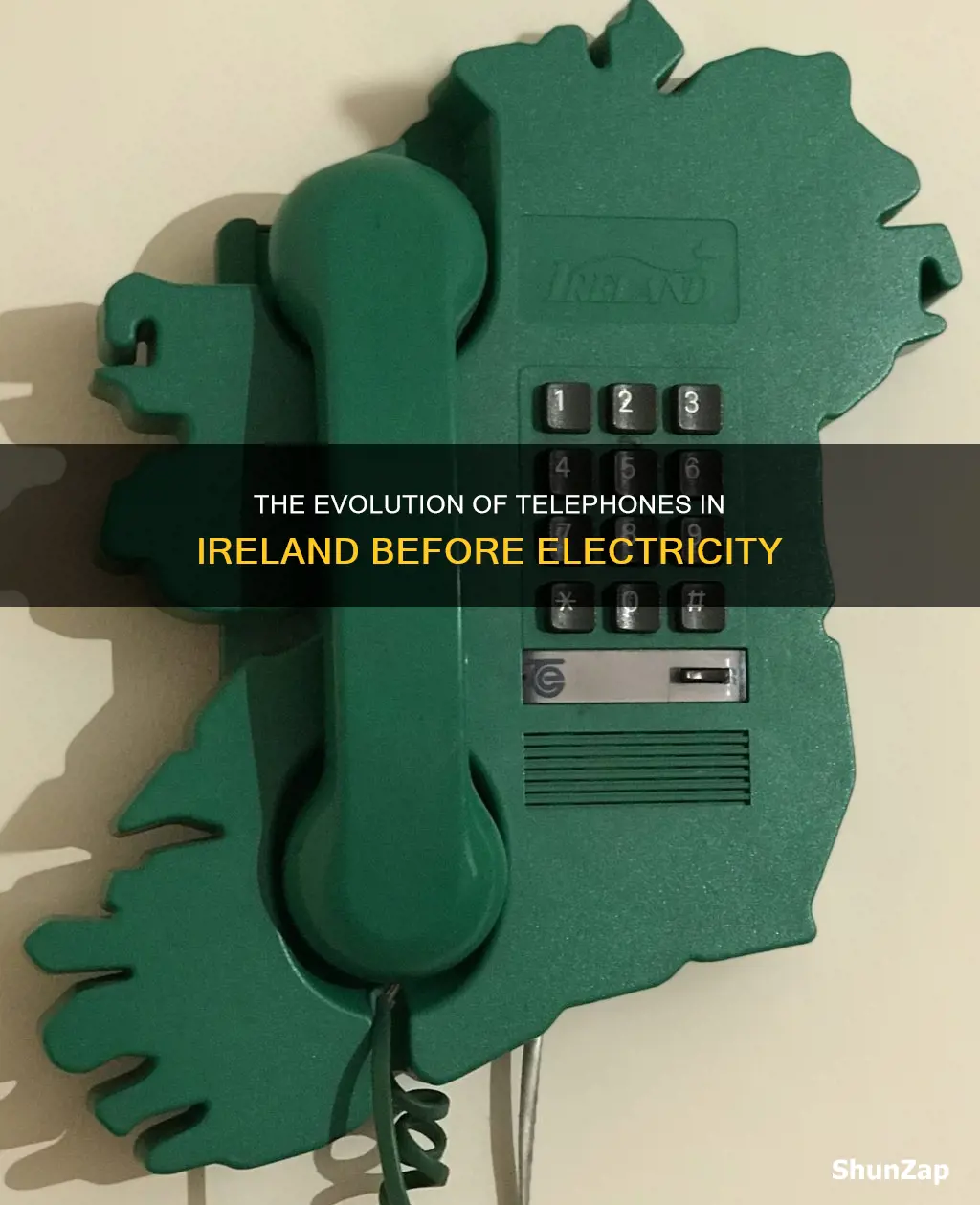 did telephones exist before electricity in ireland