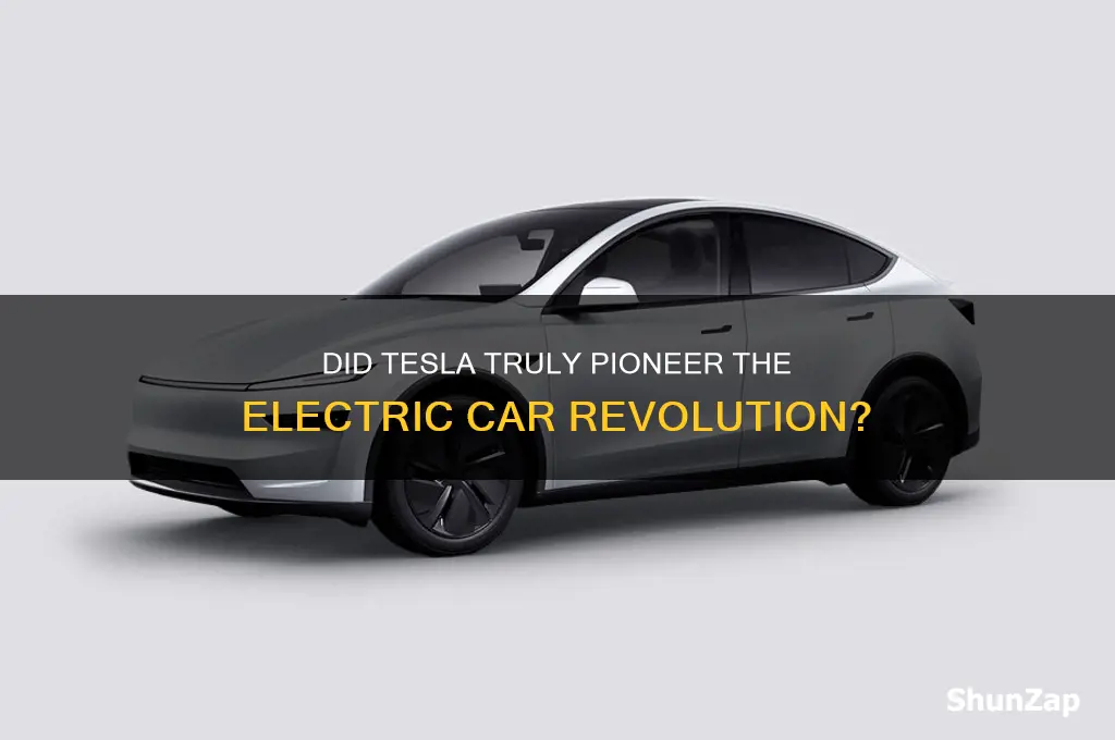 did tesla really have an electric car