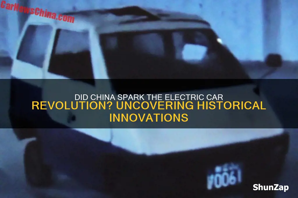 did the chinese invent electric cars