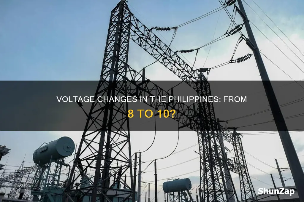 did the electrical voltage in philippines change