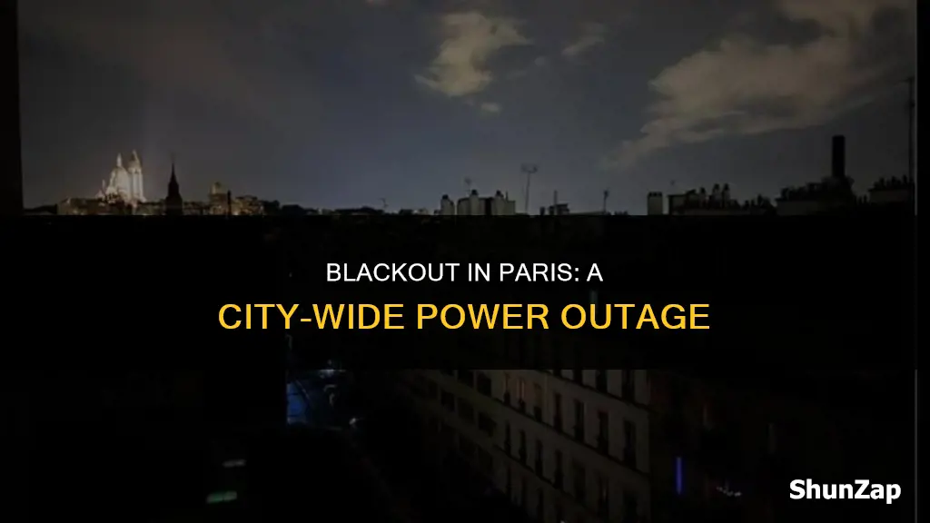 did the electricity go out in paris