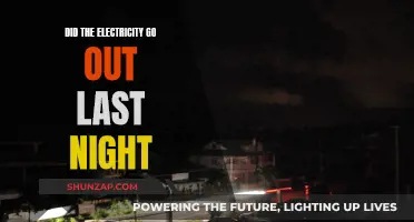 Unexpected Power Outage: Last Night's Electrical Disruption Explained