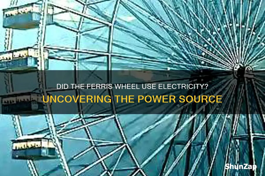 did the ferris whell use electricity