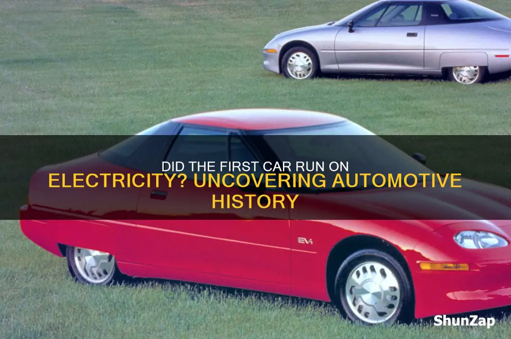 did the first car use electricity