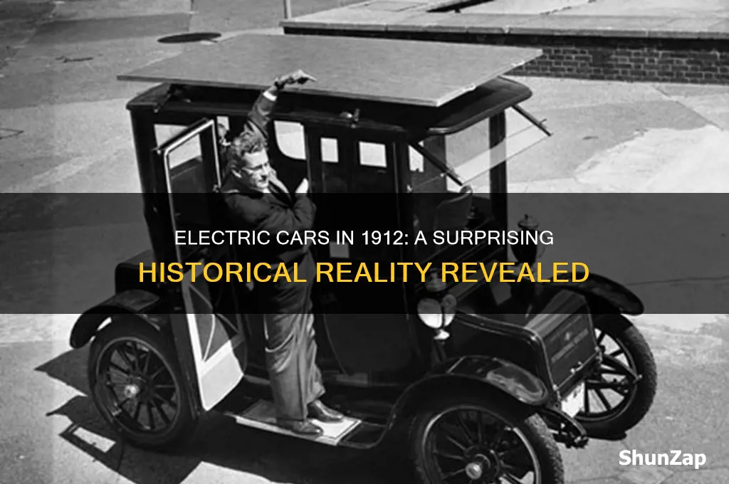 did they have electric cars in 1912