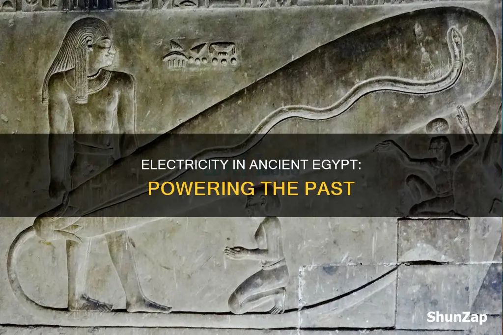 did they have electricity in ancient egypt