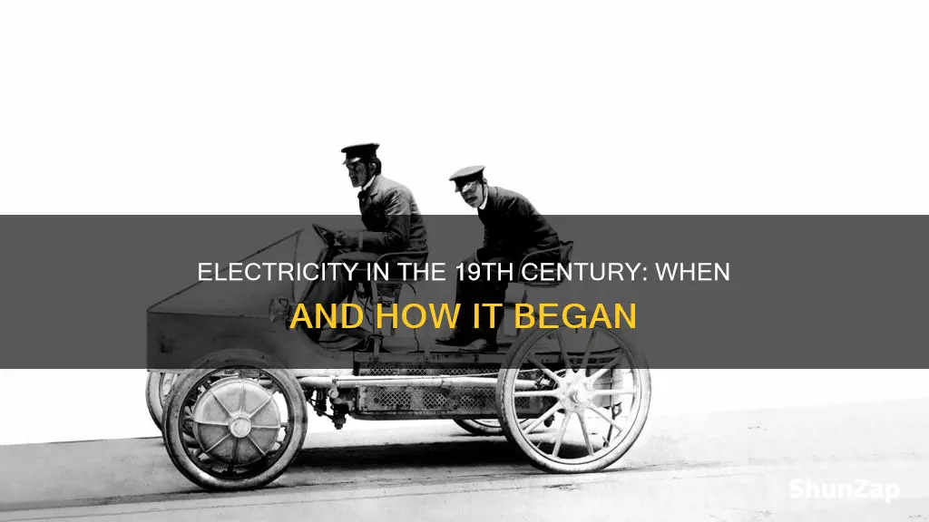 did they have electricity in the 1800s