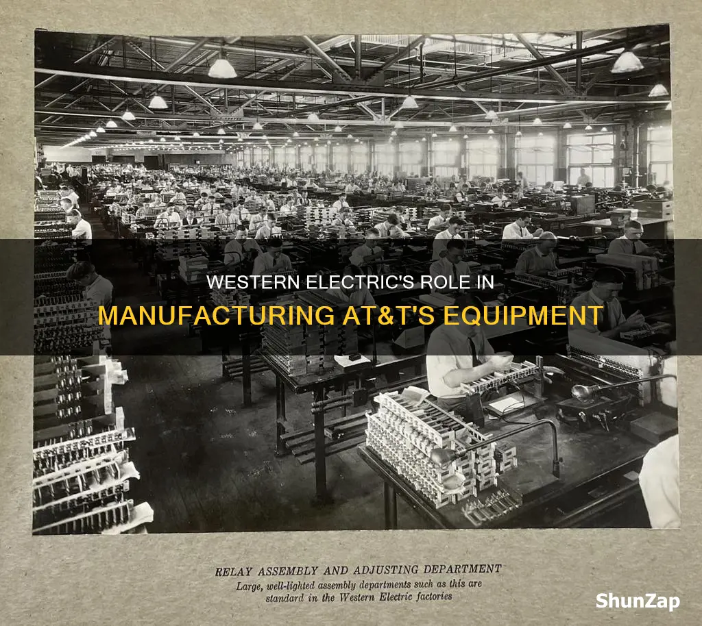 did western electric manufacture at&t equipment