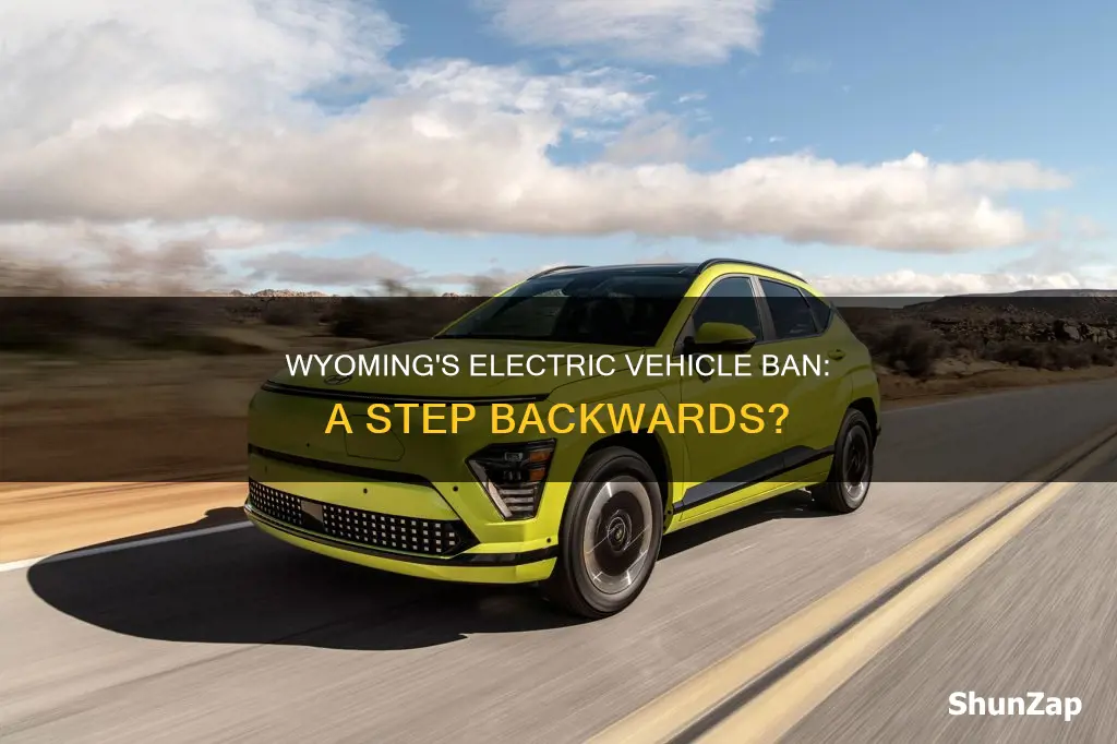 did wyoming ban electric vehicles