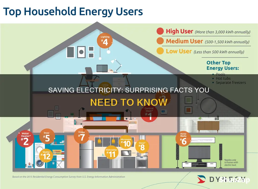 did you know facts about saving electricity