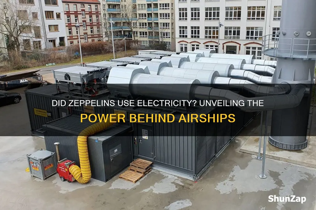 did zeppelins use electricity