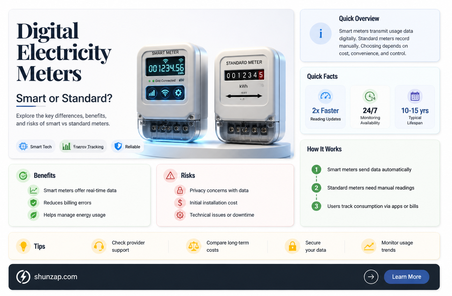 are digital electricity meters always smart meters