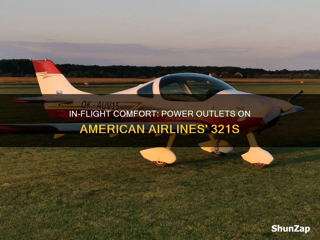 do 321 airplanes on american have electricity