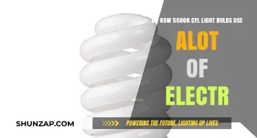 High-Wattage CFL Bulbs: Do 85W 5500K Lights Consume Excessive Electricity?