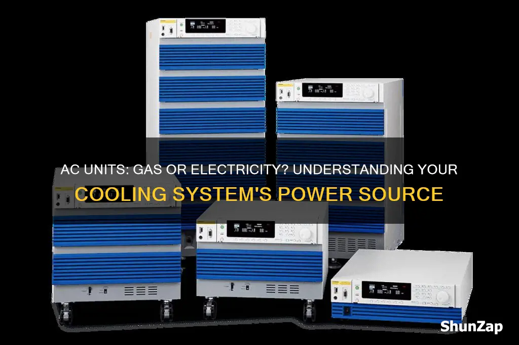 do ac units use gas or electricity