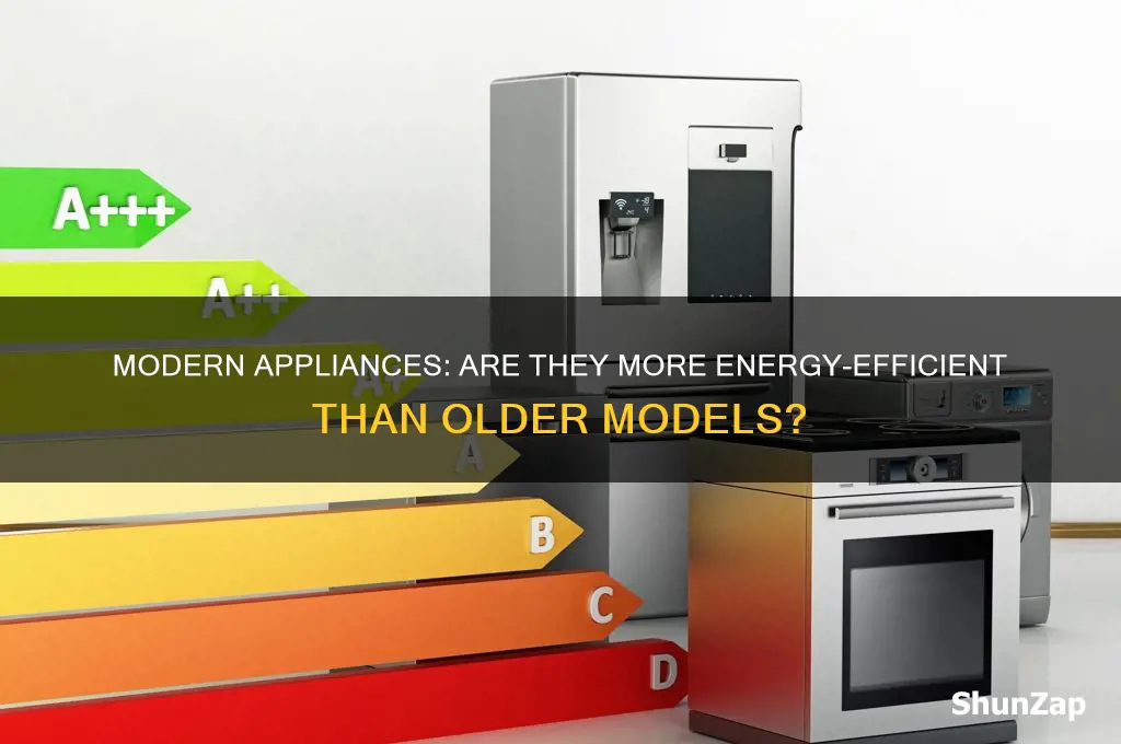 do adppluances use less electricity than they used to