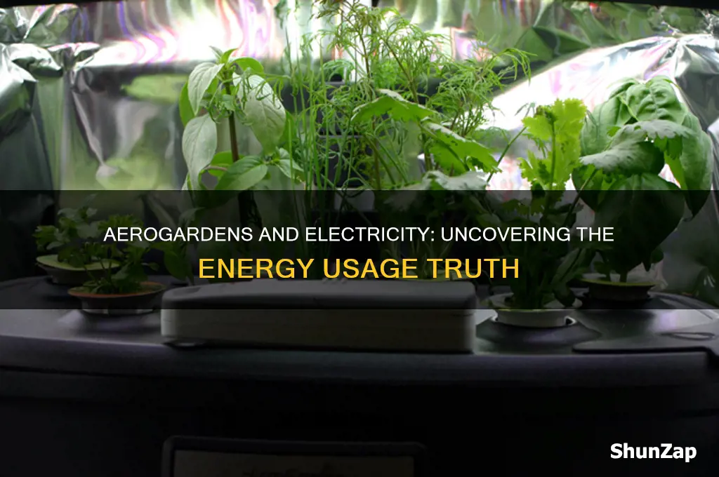 do aerogardens use a lot of electricity