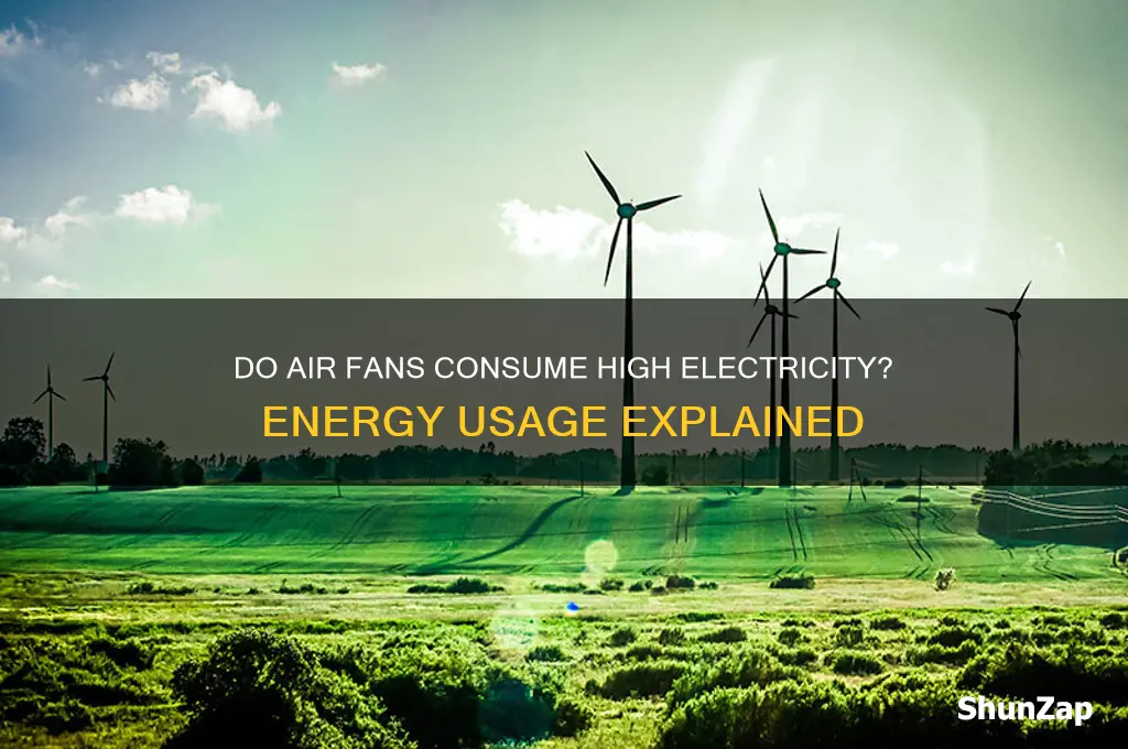 do air fans use a lot of electricity