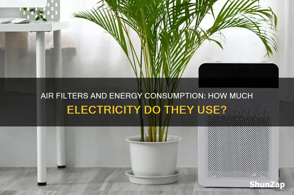 do air filters use a lot of electricity