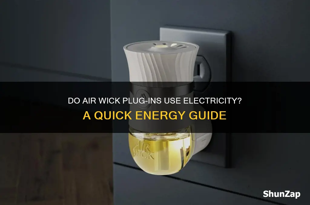 do air wick plug in use electricity