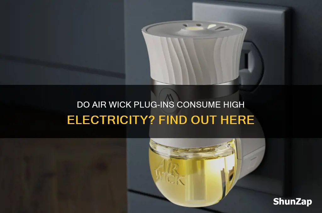 do air wick plug ins use a lot of electricity