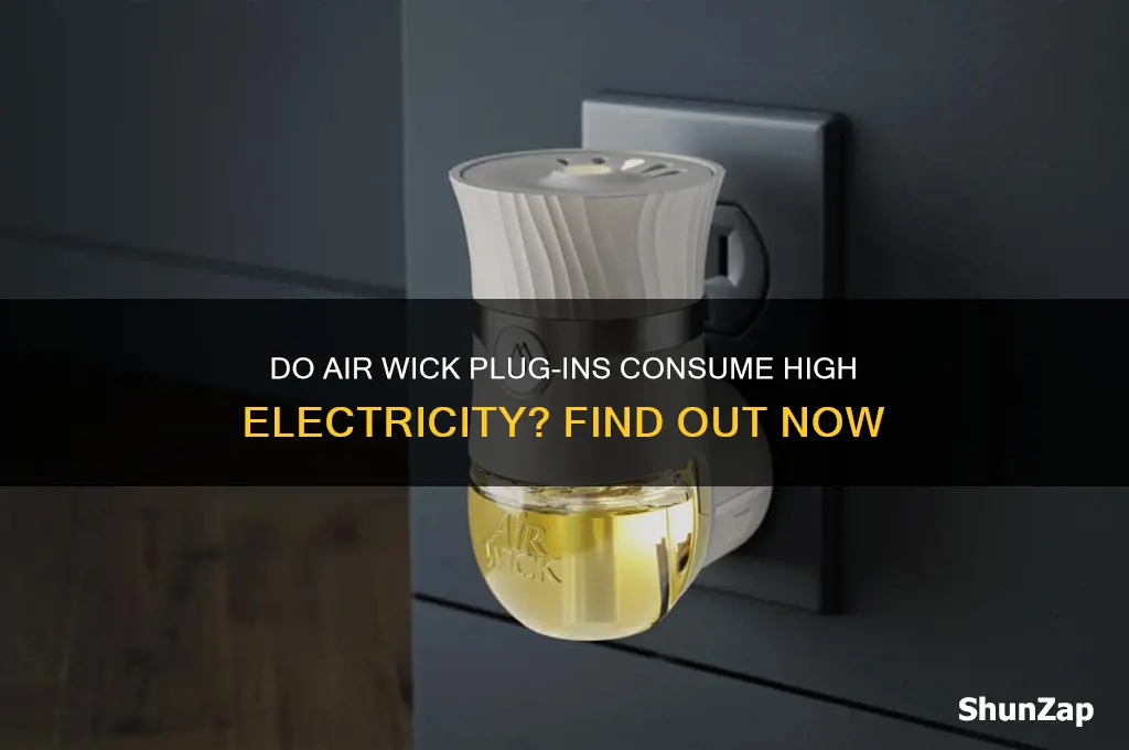do air wicks use a lot of electricity