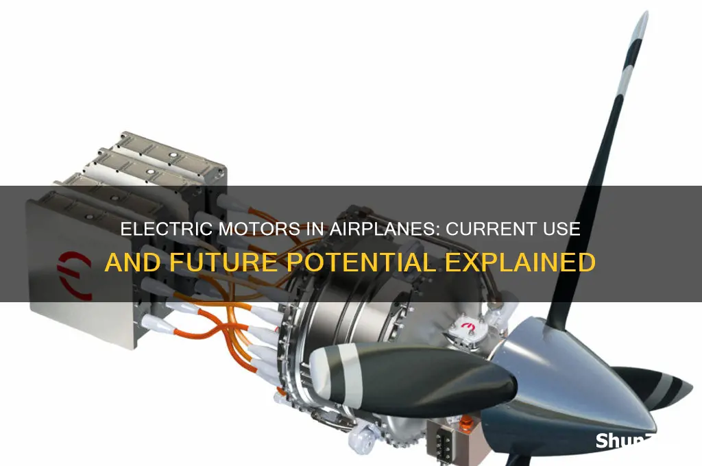 do airplanes use electric motors or