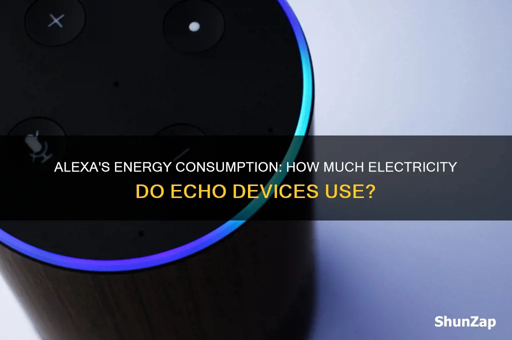 do alexa devices use a lot of electricity