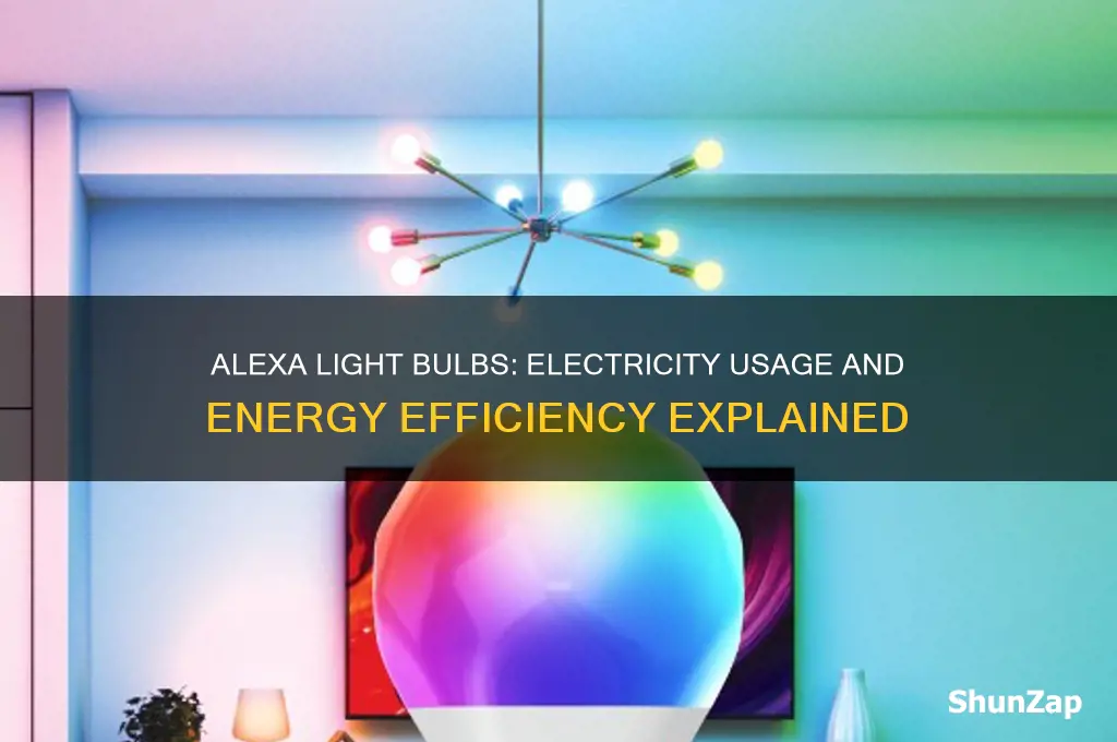 do alexa light bulbs use a lot of electricity