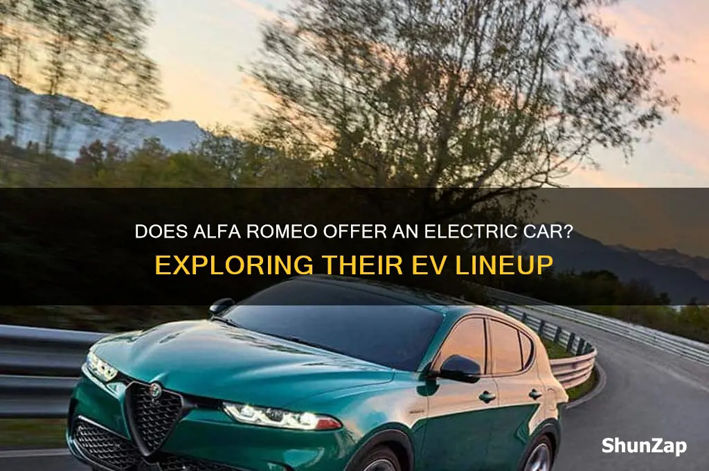 do alfa romeo make an electric car