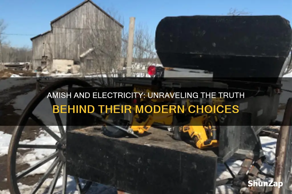 do all amish not use electricity