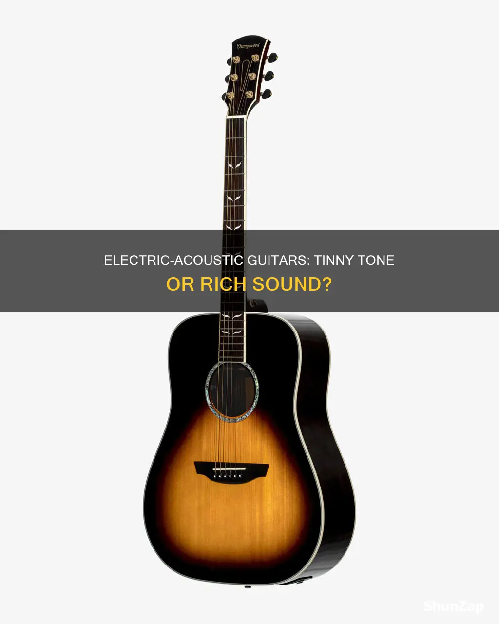 do all electric-acoustic guitars sound tinny