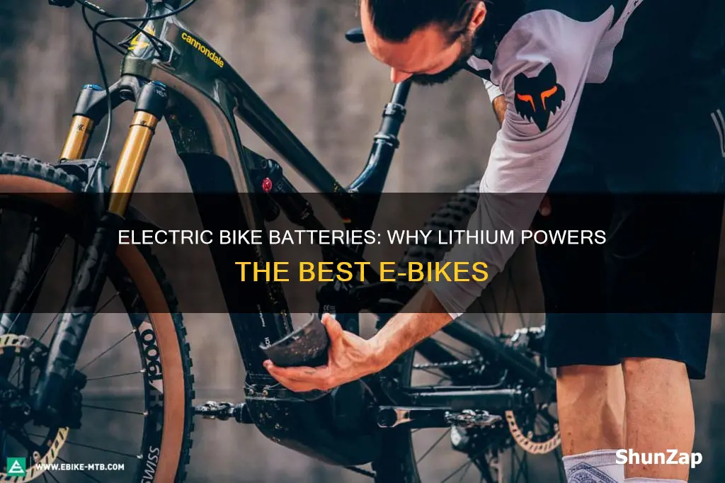 do all electric bikes have lithium batteries