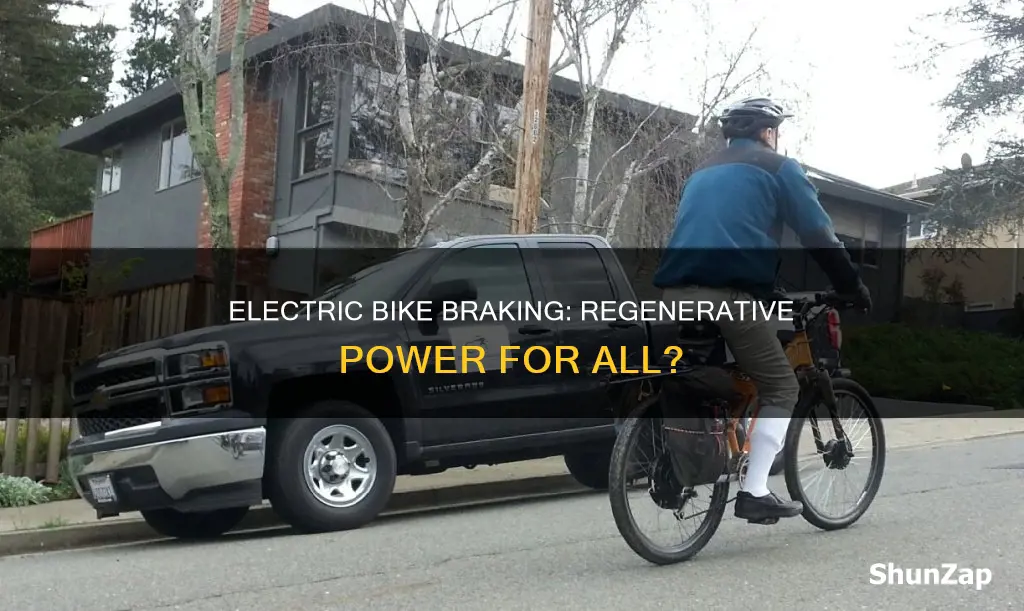 do all electric bikes have regenerative braking