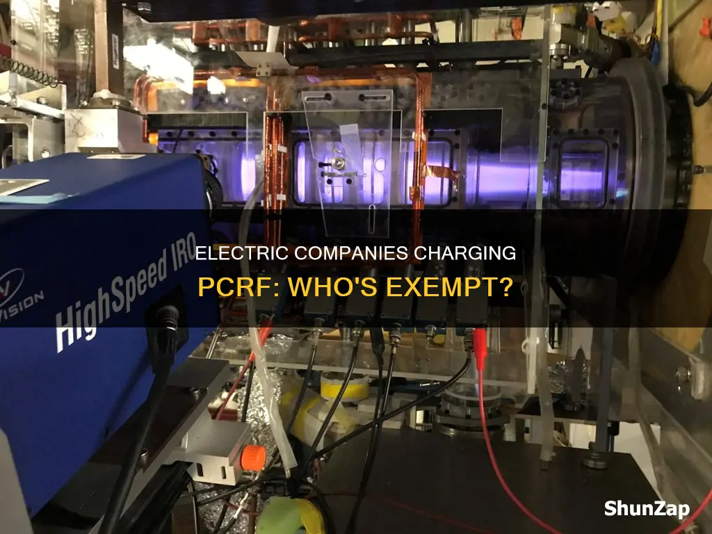 do all electric companys chargr pcrf
